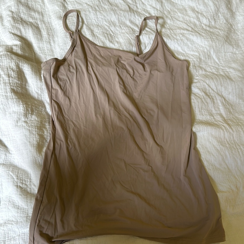 soft tan cami - xs